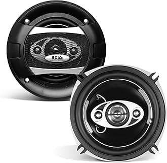 BOSS Audio Systems P45.4C 4 Inch Car Speakers - 250 Watts of Power Per Pair, 125 Watts Each, Full Range, 4 Way, Sold in Pairs