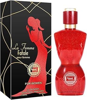 Hybrid & Company Women La Femme Fatale Pour Femme Eau De Parfum Natural Spray Vaporisateur 3.4 Fl Oz