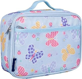 Kids Insulated Lunch Box – Durable and Reusable for School & Travel - Butterfly Garden