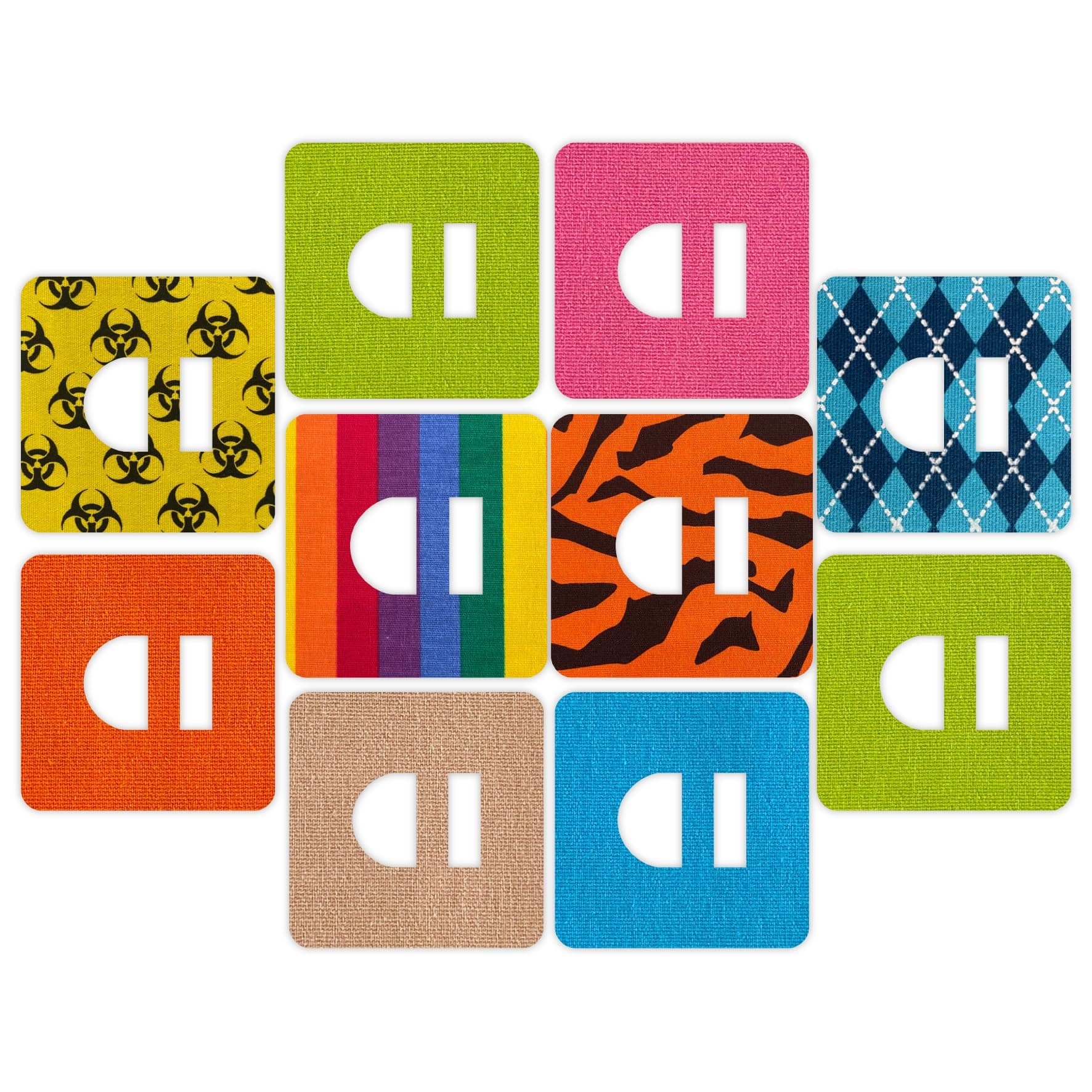 Omnipod overtape Adhesive Patch, Extra Secure & Water Resistant. (Mix Pack)