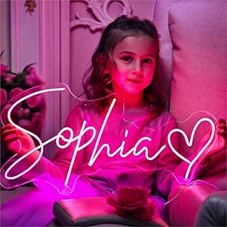 SELICOR Personalized Neon Signs Led Neon Signs Light for Bedroom Wedding Birthday Party Home Décor Custom Neon Sign Bar Store Logo Neon Sign (10" to 50")