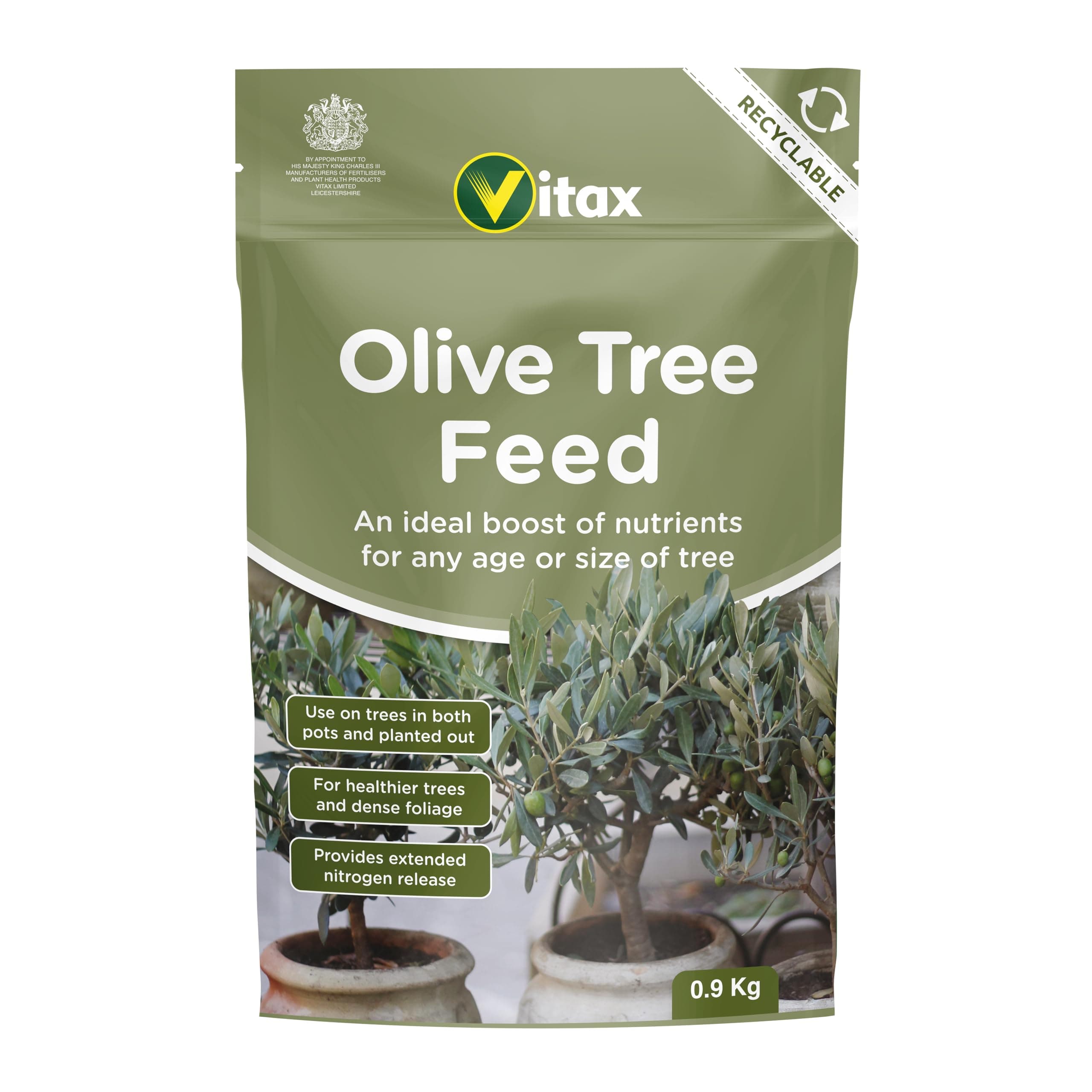 Vitax Olive Tree Feed, Suitable For Borders, Pots & Containers, Encourages He...