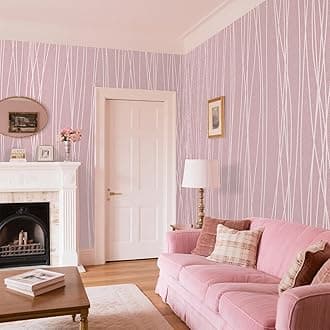 Wallpaper Feature Embossed Mix Stripe Wallpaper Luxury Nordic Modern Wall Paper Free No Match Pattern for Girls Adults Living Room Bedroom Kitchen TV Background
