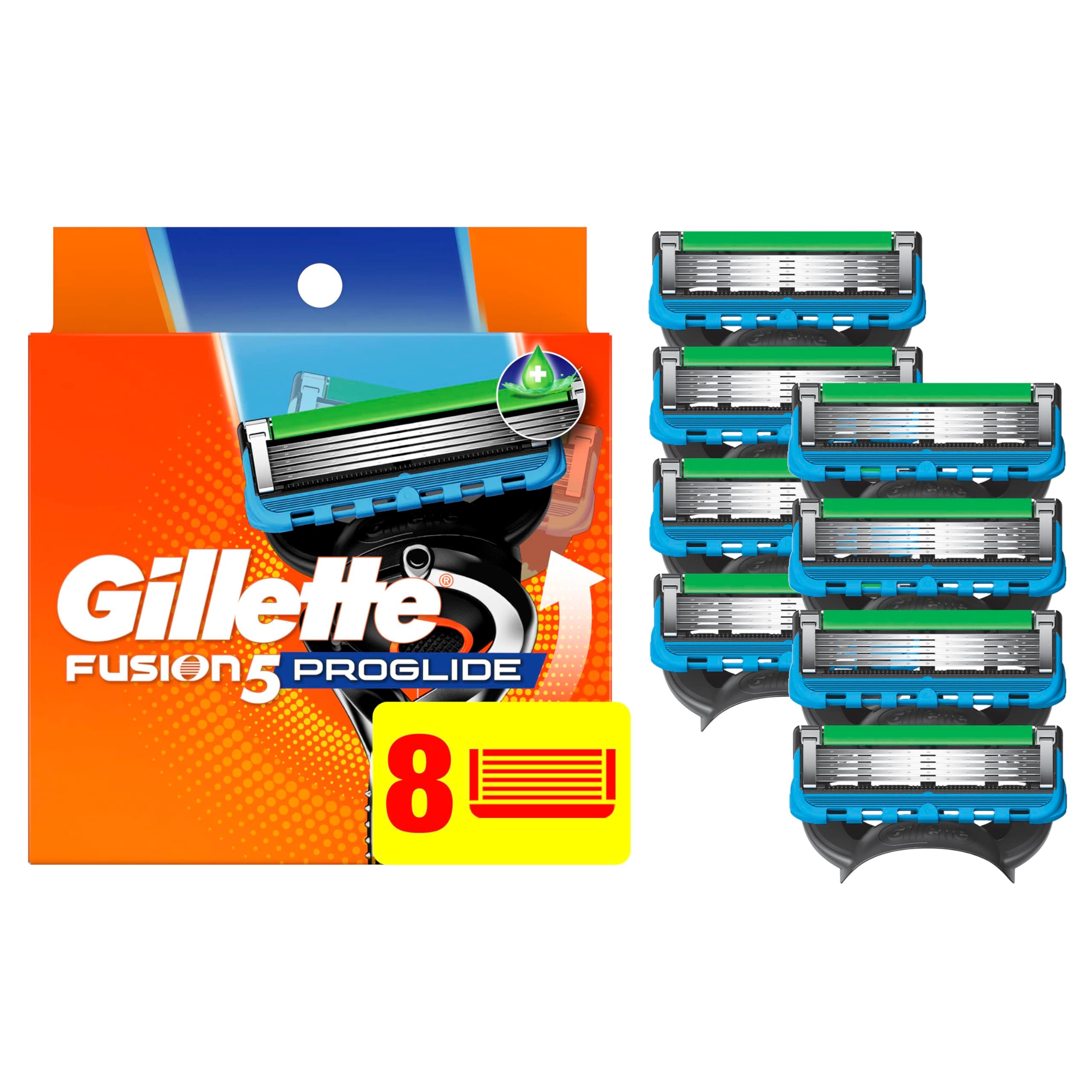 Gillette ProGlide Razor Refills for Men, 8 Razor Blade Refills