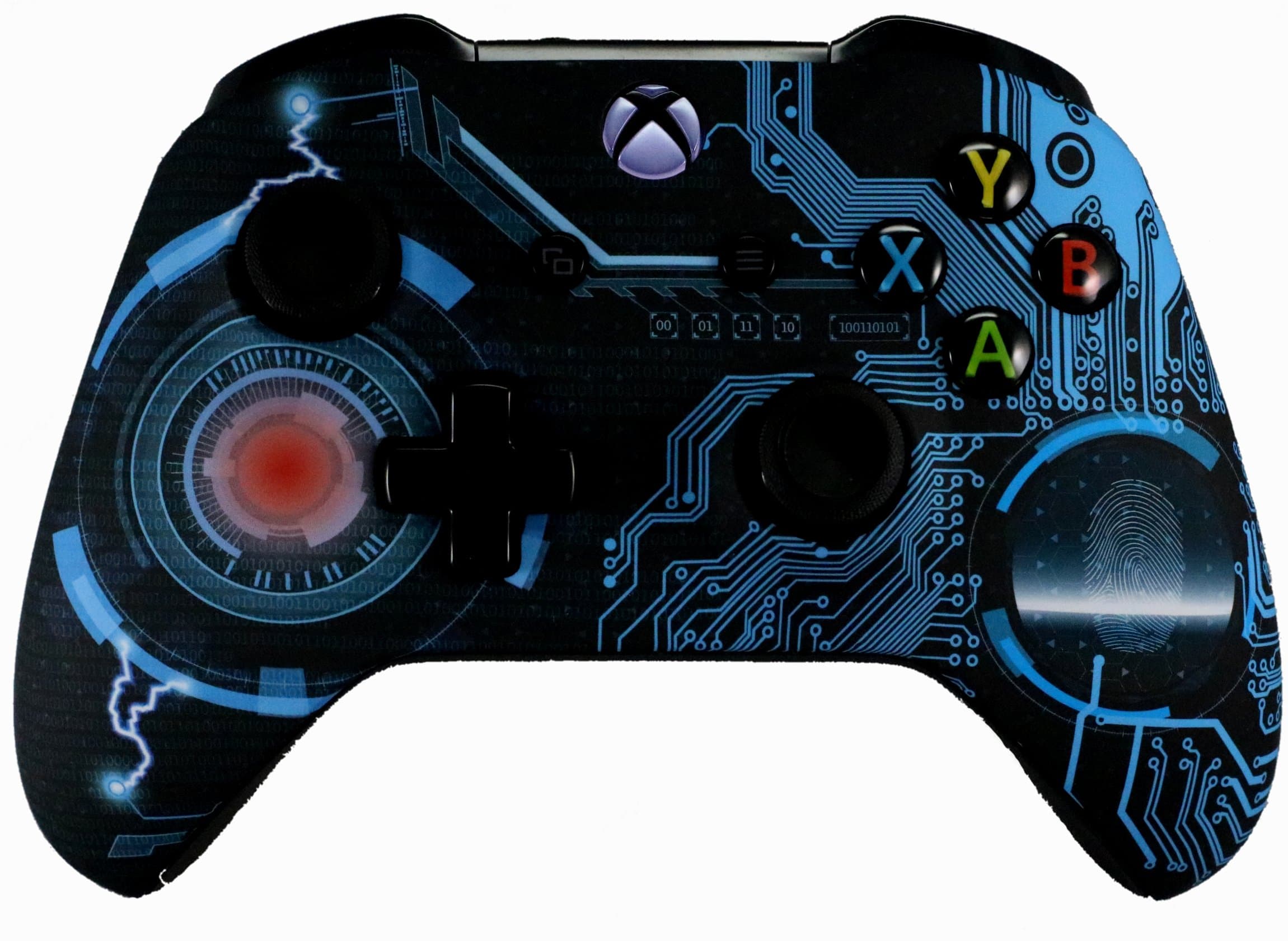 Xbox One S/X Soft Touch Custom Modded Rapid Fire Controller -Soft Shell for Comfort Grip X - Includes Largest Variety of Modes (Space)