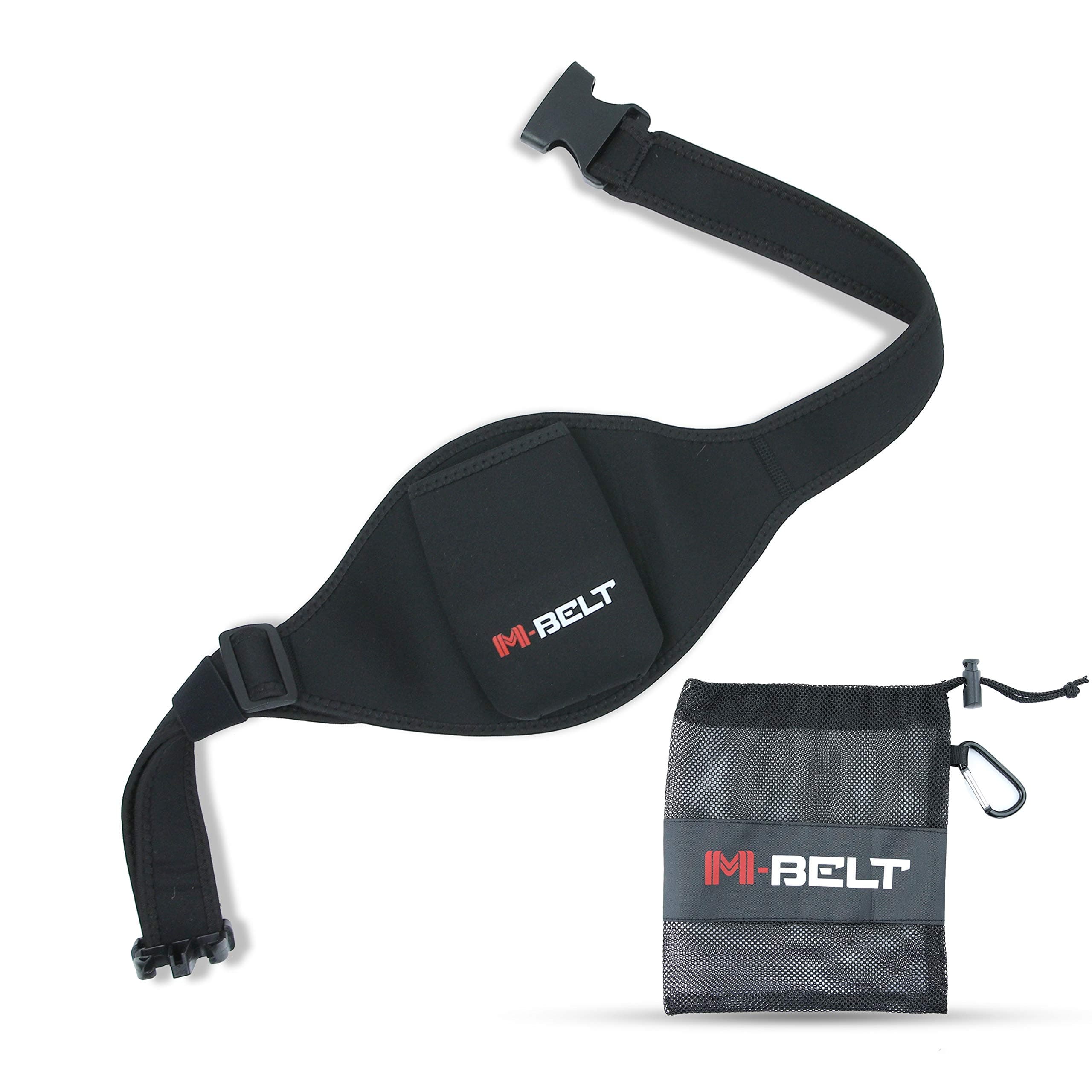 MBELT Instructor Mic Belt Pack - Microphone Transmitter Carrier Belt - Great For Fitness Instructors Theatre Speaker Teacher - Adjustable Belt Strap For Snugly Fit