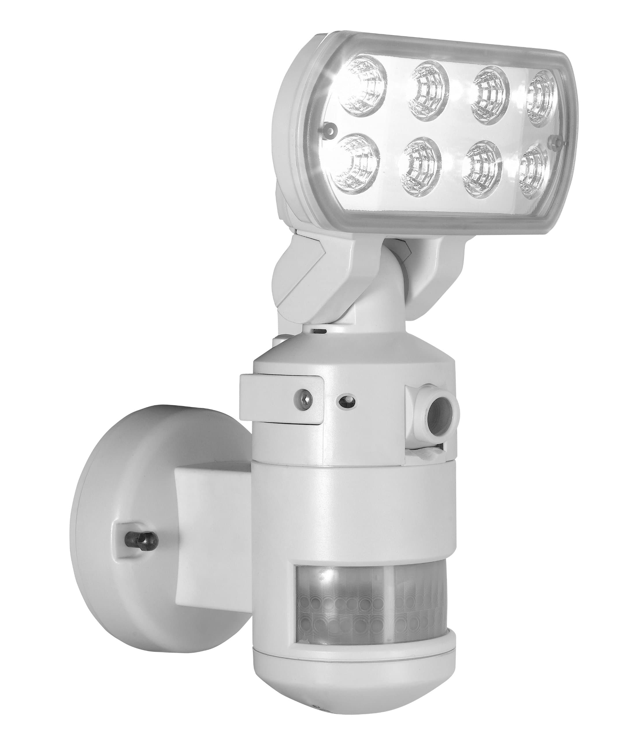 NightWatcher Robotic Security Light with Camera-LED (White)