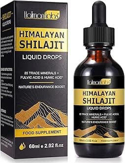 Shilajit Drops, Natural Shilajit from Himalayan, Shilajit Resin with 85+Trace...