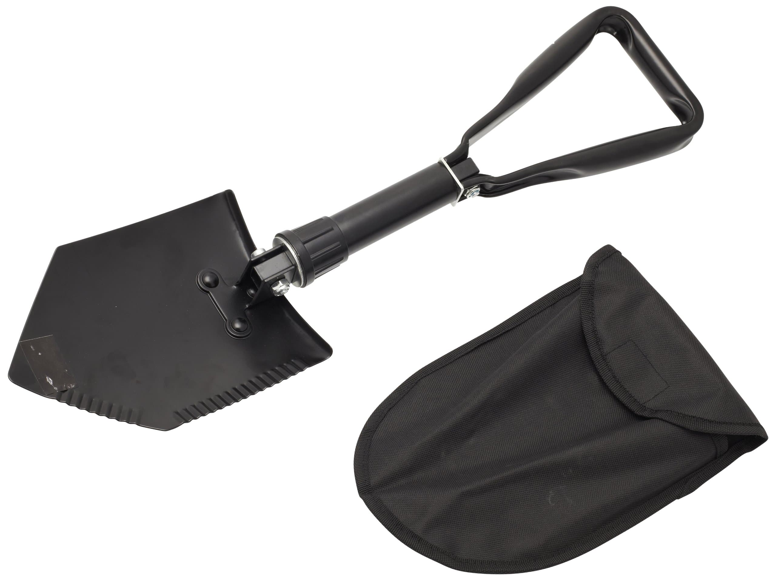 Cao Camping 3-Section Folding Shovel Black