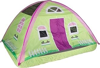 19601 Kids Cottage House Bed Tent Playhouse - Fits Full Size Mattress, Pink