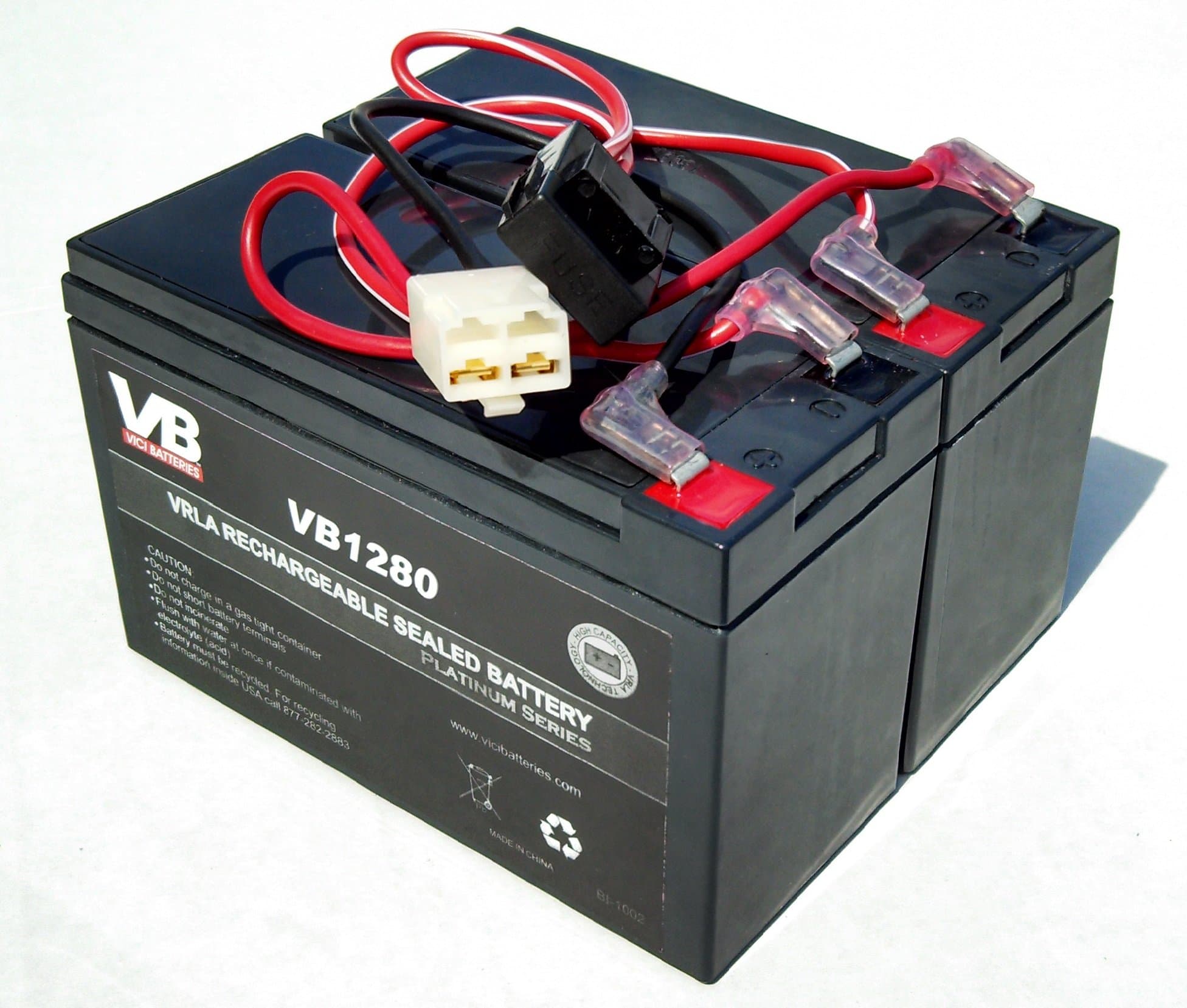 Dune Buggy Razor Battery Includes Wiring Harness (8 ah Capacity - 24 Volt System) by Vici Battery