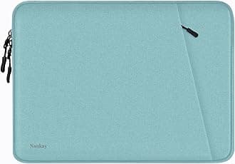 Laptop Sleeve Case 13.3 inch, Shockproof Protective Computer Cover with Accessories Pocket, Laptop Bag Compatible with MacBook Air/Pro 13-13.3 inch, Compatible for MacBook Pro 14 inch, LightBlue