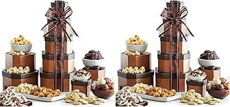Broadway Basketeers Gourmet Chocolate Food Gift Basket Snack Gifts for Families, College, Delivery for Birthdays, Appreciation, Thank You, Get Well Soon, Care Package (Pack of 2)