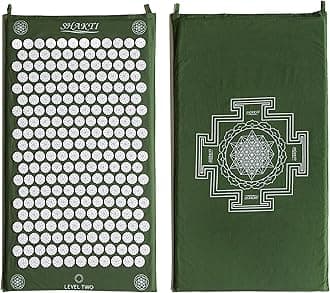 ShaktiMat Classic Acupressure Mat Original Intensity in Green, Relieves Stress & Tension, Promotes Relaxation & Focus | Similar to Acupuncture, No Needles Required | FSA/HSA Eligible