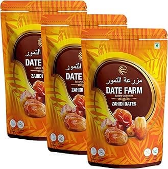 Zahidi Dates Luxury Wet Dates, 100% Natural, Arabian, Khajur, Boosts Immunity, No Added Sugar, Gluten-Free, 1.5 kg