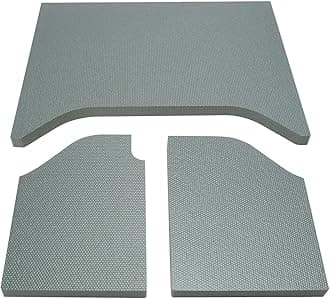 Design Engineering 050134 Boom Mat Grey Sound Deadening Headliner Compatible with 2-Door Jeep Wrangler (2007-2010)