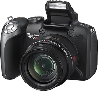 Powershot SX10IS 10MP Digital Camera with 20x Wide Angle Optical Image Stabilized Zoom