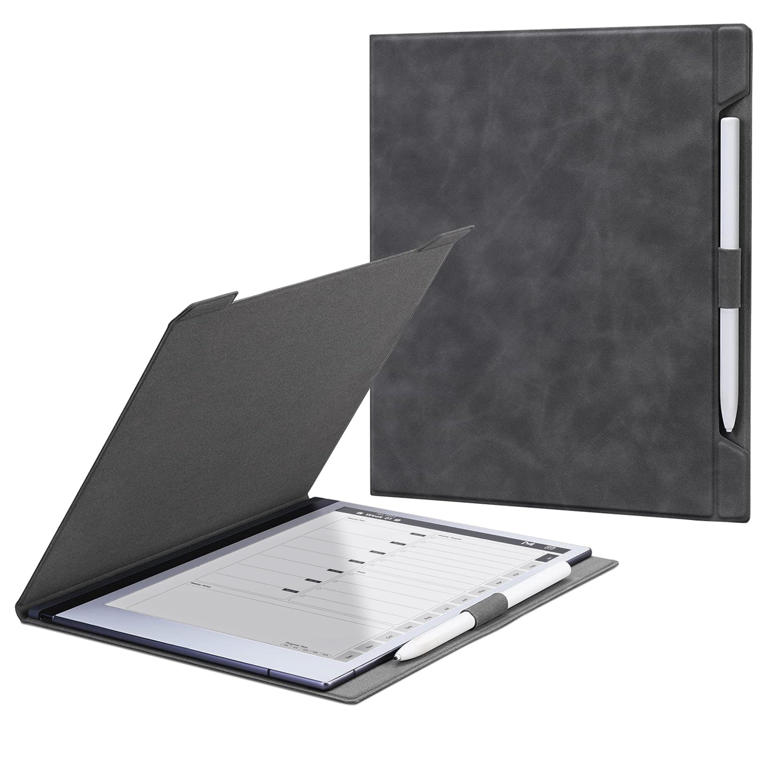 Case for Remarkable 2 Paper Tablet 10.3" 2020 Released, Premium PU Leather Smart Cover with Bulit-in Magnet, Book Folio Design with Pen Holder