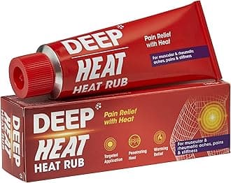 Deep Heat Heat Rub, For Muscular & Rheumatic Aches, Pain and Stiffness, 100g (Pack of 1)