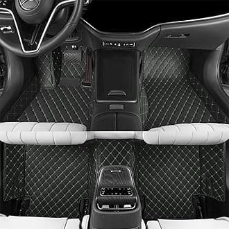 Custom car Floor mat is Compatible for Mercedes-Benz，to All Models for Benz (2000-2025) C260/C200/S500/ A260/ B200，Luxurious ‌All-Weather car Floor MATS. (Black. Green)