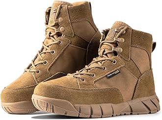 Waterproof Hiking Work Boots Men's Tactical Boots 6 Inches Lightweight Military Boots Breathable Desert Boots