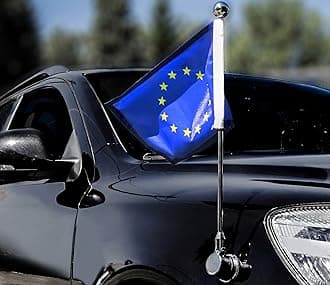 Car Flag Diplomat-Bayonet-Chrome