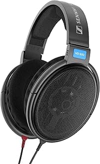 HD 600 Open Back Professional Headphone, Black, Wired