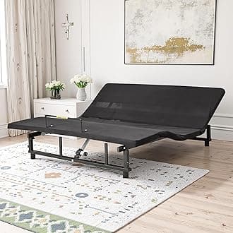 Adjustable Bed Frame Queen Size, Zero Gravity Adjustable Bed Base, Wireless Remote, Head and Foot Incline, Whisper Quiet Durable Motor
