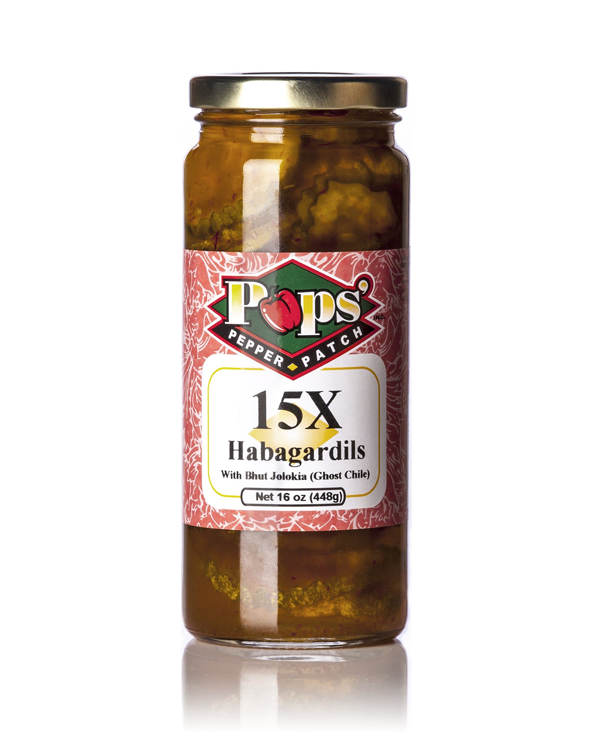 Pops Pepper Patch Spicy Sweet Dill Pickle Chip Ghost Pepper Habagardil (15X)
