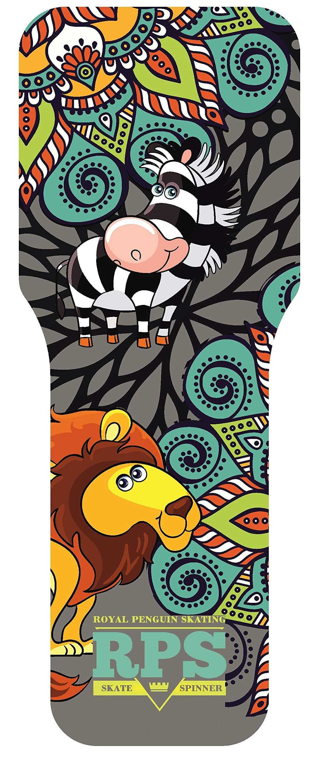 Ice Skating Spinner Zebra