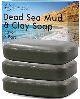 3-Pack Organic Soap Bar 4oz each Set - 100% Vegan Cold Process Body Wash Scented Premium Essential Handmade Soap - Natural Soaps for Men Women, Face, Body - Dead Sea Mud and Clay