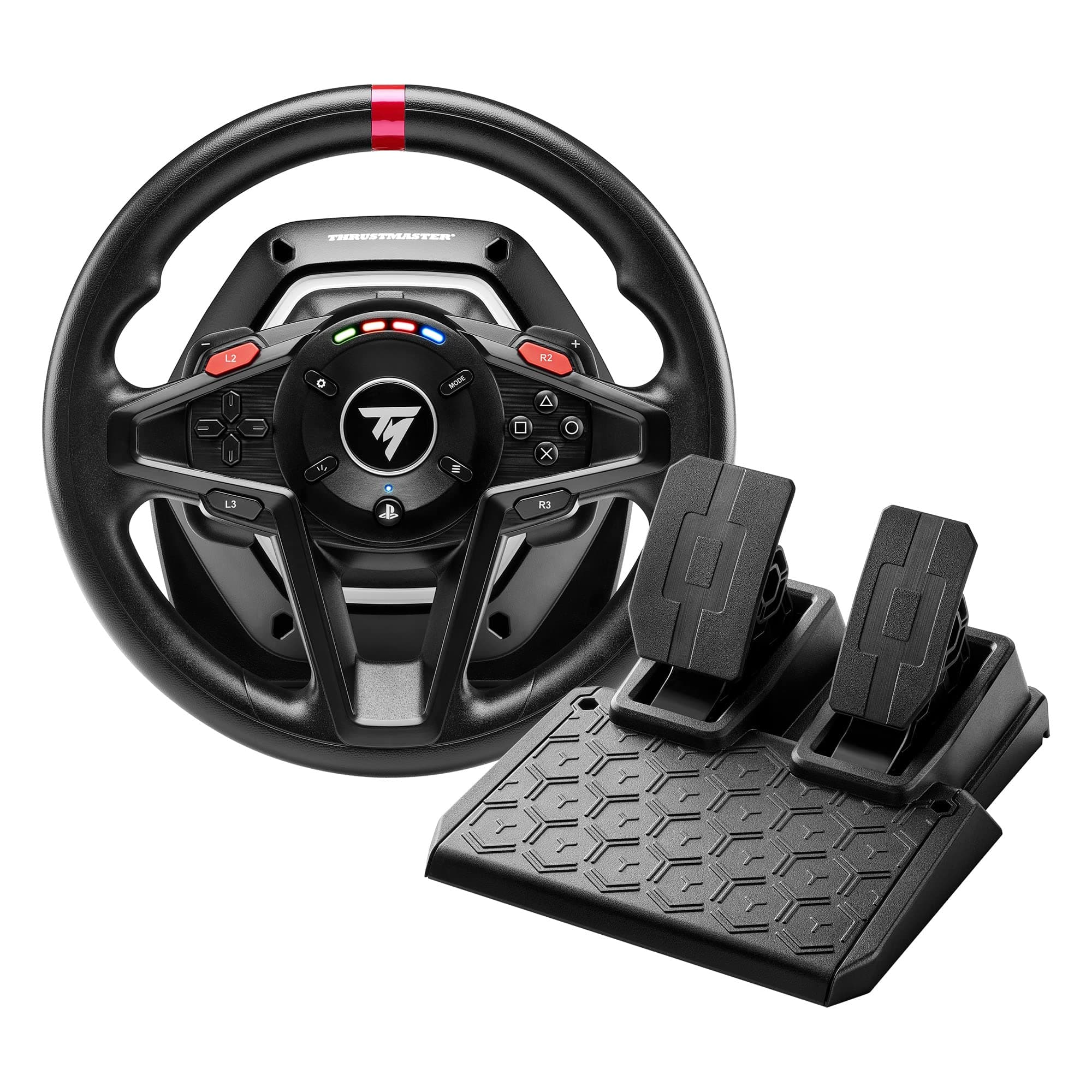 Thrustmaster T128 - High-Performance Racing Wheel and Pedal Set with Force Feedback for PC, PS4, and PS5, PS5 Pro