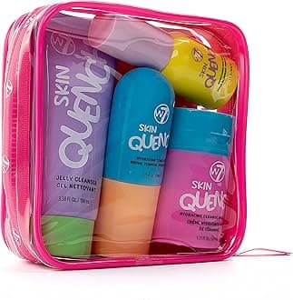 W7 Skin Quench Full Size Skincare Set - Hydrating Skincare Bundle with Aloe Vera & Ceramides - Complete & Long-Lasting Moisturizing At-Home Routine - Travel Friendly