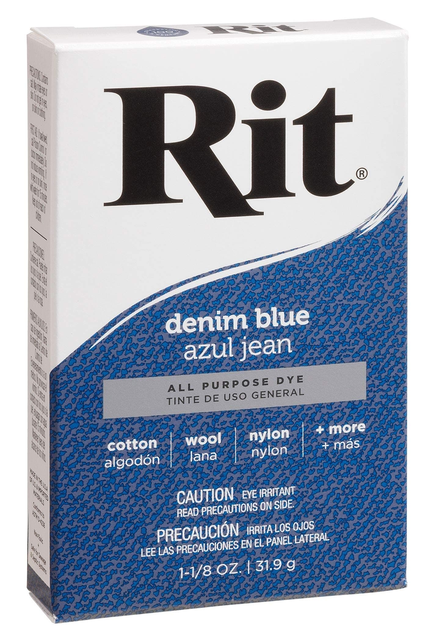 Rit All-Purpose Powder Dye, Denim Blue