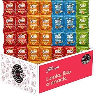 SunChips Variety Pack - Multi-Grain Snack Bag Healthy Assortment - Care Package Gift Box (30 Count)
