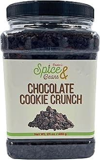 Chocolate Cookie Crunch | Ice Cream Topping & Dessert Decoration | by Dasher's Spice & Beans | 1.5 lbs.