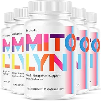 (5 Pack) Mitolyn Pills - Official Mitolyn Weight Pills Advanced Supplement Support - Maximum Strength, Natural Mito Lyn Vitamins for Overall Health & Wellness Reviews, 300 Capsules for 5 Months