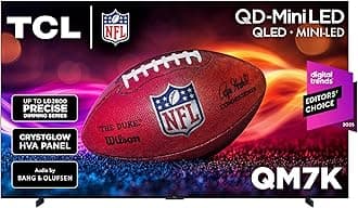 98 Inch Class QM7K Series | Mini LED QLED 4K HDR | 98QM7K, 2025 Model | 120HZ-144HZ Anti Reflective Screen Smart Google TV Dolby Atmos Onkyo Audio | Voice Remote Alexa Gaming Streaming Television