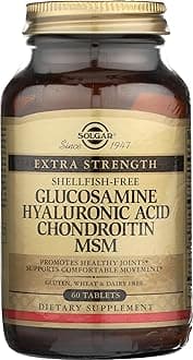Glucosamine Hyaluronic Acid Chondroitin MSM Shellfish Free - 60 Tablets