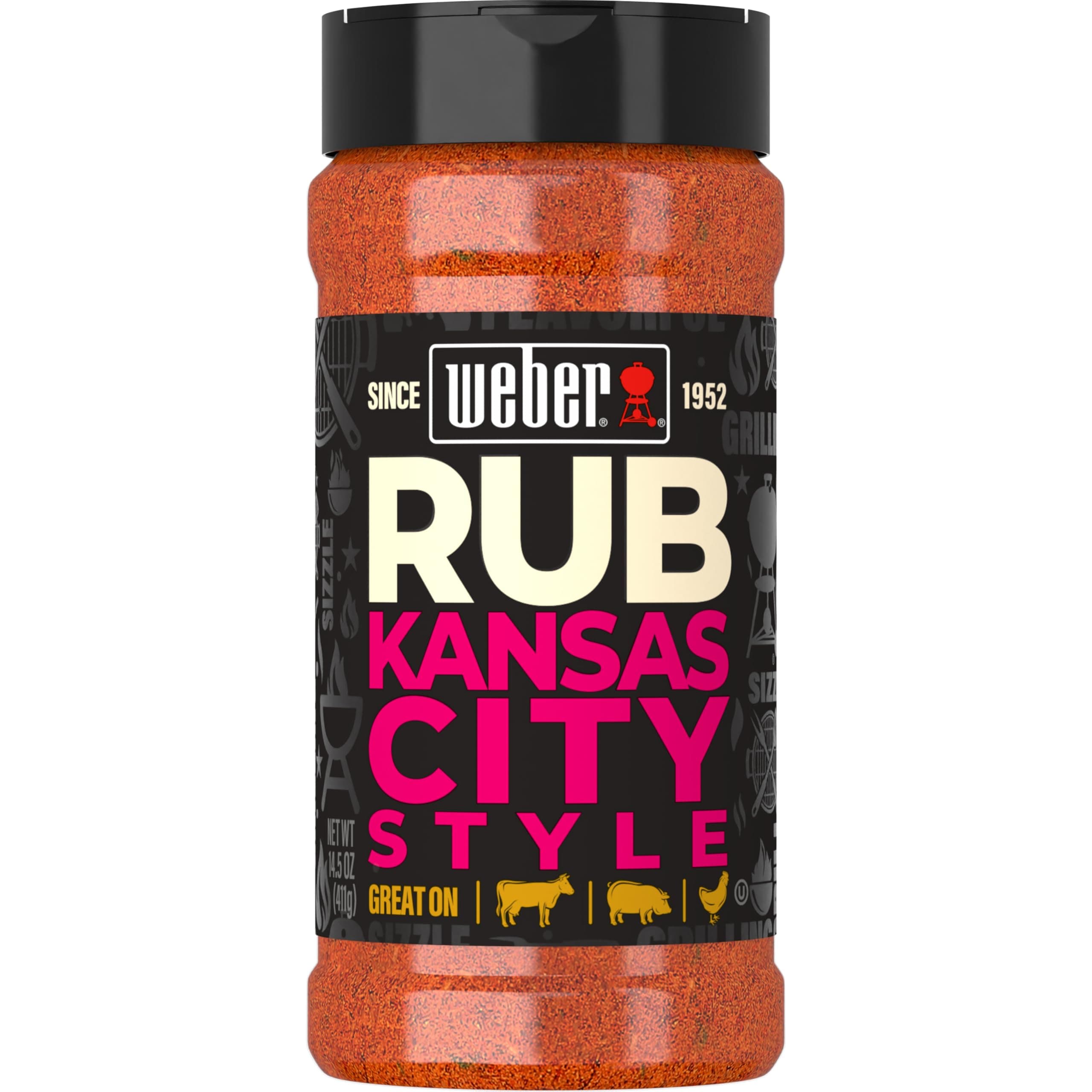 KC BBQ Dry Rub, 14.5 oz