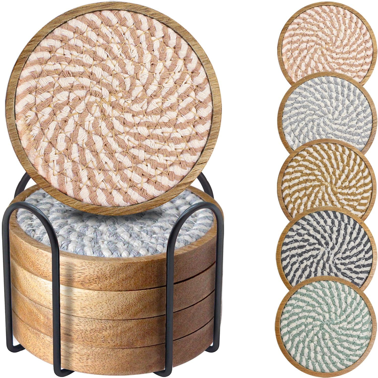 5 Pack Absorbent Coasters