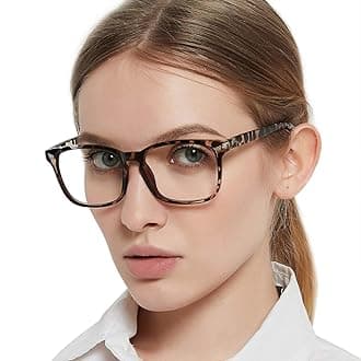 – Fashion Blue Light Blocking Reading Glasses for Women, Women's Computer Glasses Spring Hinge, ladies' Rectangle Readers Glasses 1.0 1.25 1.5 1.75 2.0 2.25 2.5...