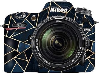 Premium DSLR Camera Scratchproof Protective Skin for Nikon D7500 - No Residue Removal, Bubble Free, Scratch Resistant, Stretchable, HD Quality Printed - HDCS-Nikon-D7500 (Design 09)
