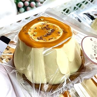 Handmade Squeeze Toys, Large Taba Squishy Pudding, 9oz Soft Silicone Fidget Toys for Stress Relief, Ultra-Realistic Sticky Squishy Toys (260g/3.5inch, Large Pudding)