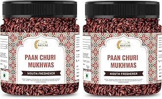 Organic Nature Homemade Paan Churi Mukhwas Mouth Freshener (Jar Pack) (600 Grams (Pack of 2 of 300 Grams))