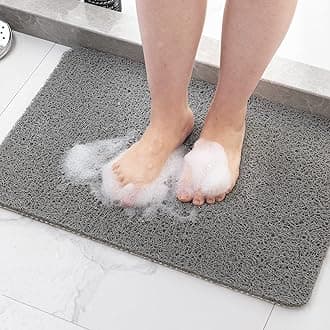 Non Slip Bathtub Mat,Anti Slip Shower Mat,Fast Drying Bath Tub Mats,Foot Scrubber Mat,Anti Slip Mat for Tub,Floor,Bathroom,Home,Kitchen,Hotel