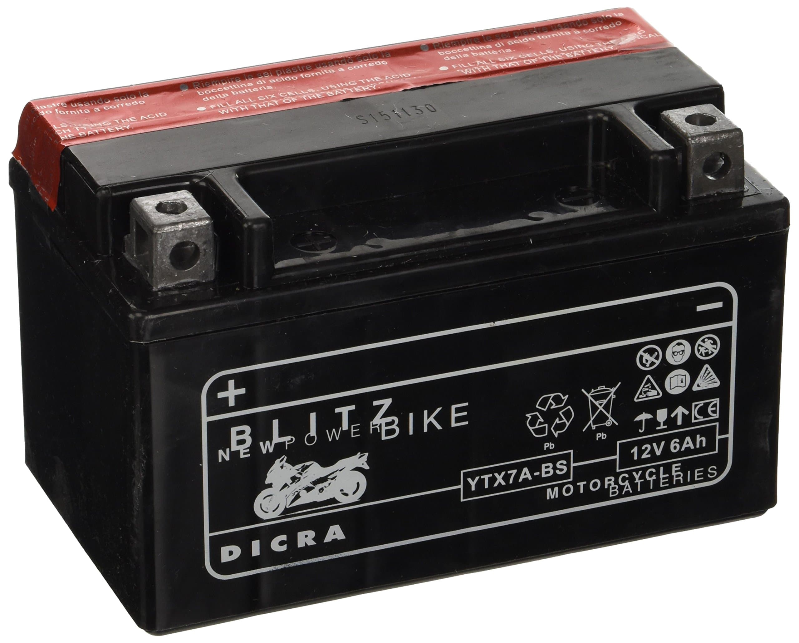 Dicra YTX7A-BS Motorcycle Battery