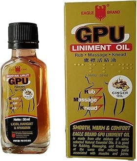 GPU Minyak Urut Liniment with Ginger Oil, 30 Ml (1 bottle)