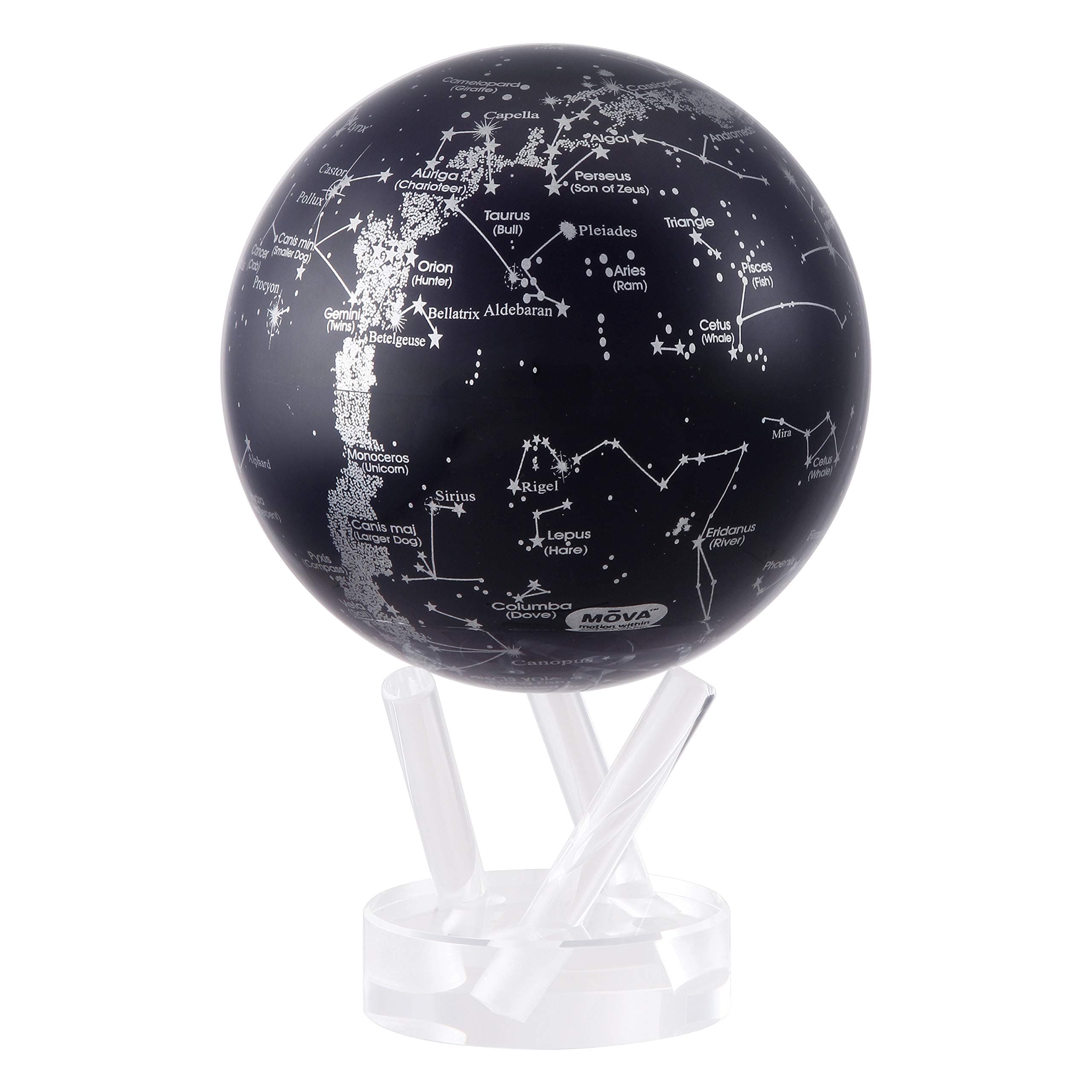- MOVA Globe - Constellations Classic (4.5") | Solar-Powered Star Map for Astronomy Lovers, No Batteries or Cords, Unique Desk Gift