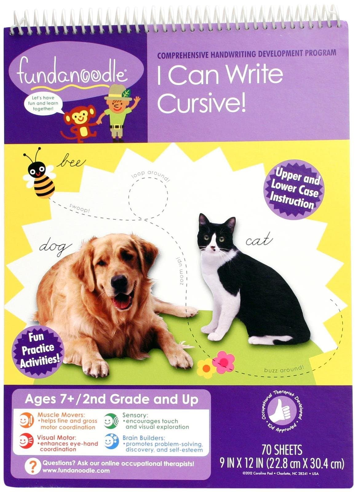 I Can Write Cursive Writing Tablet, 9 x 12 Inches, Ages 7 and Up (93399)